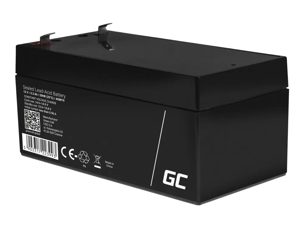 Green Cell - UPS battery - Sealed Lead Acid (SLA) - 3.3 Ah