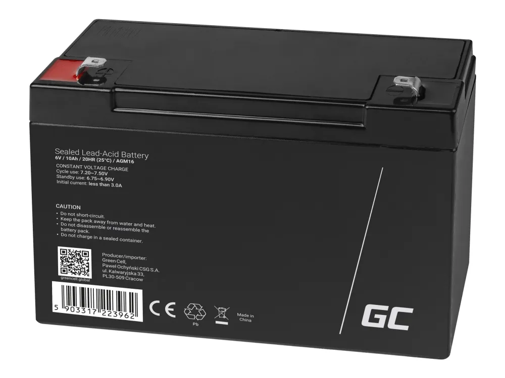 Green Cell - UPS battery - Sealed Lead Acid (SLA) - 10 Ah