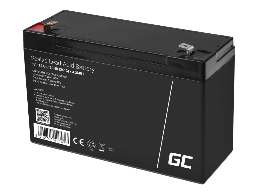 Green Cell - UPS battery - Sealed Lead Acid (SLA) - 12 Ah