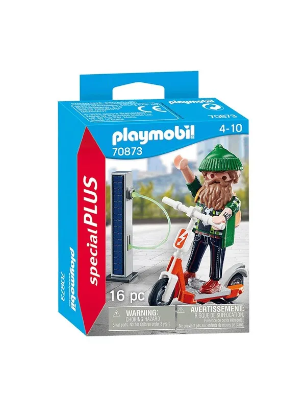 Playmobil Man with E-Scooter