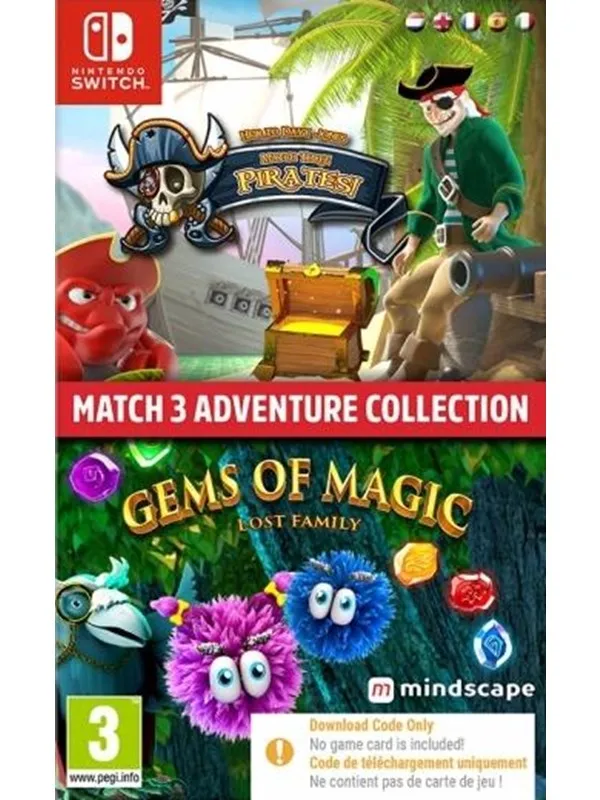 Match 3 Adventure Collection (Code in a Box) - Nintendo Switch - Puslespill