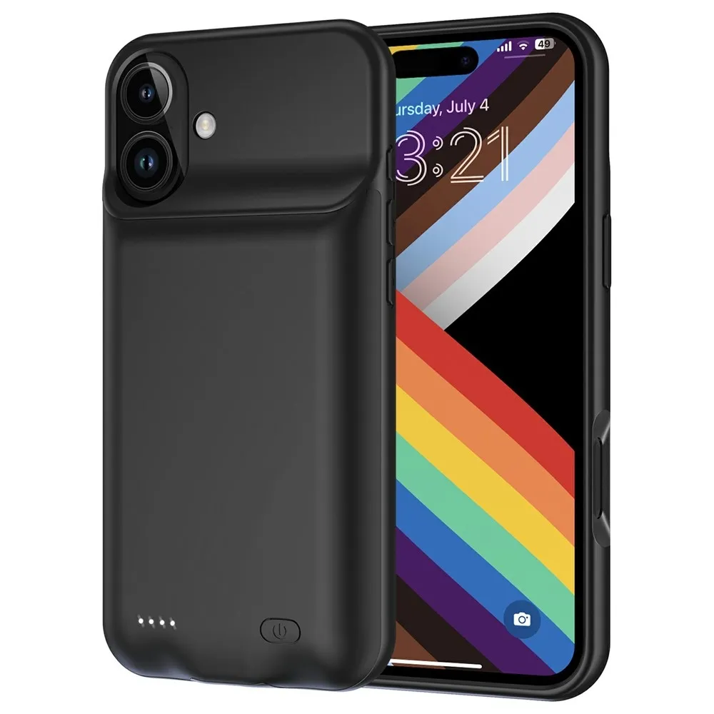Ladetui For iPhone 17 6000mAh oppladbart batterideksel Powerbank