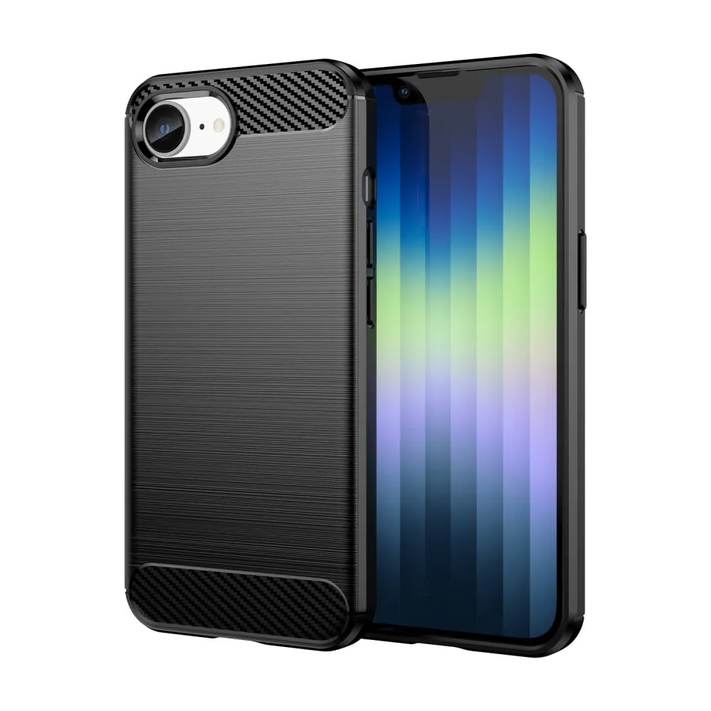 Carbon Flex iPhone 16e deksel - Svart