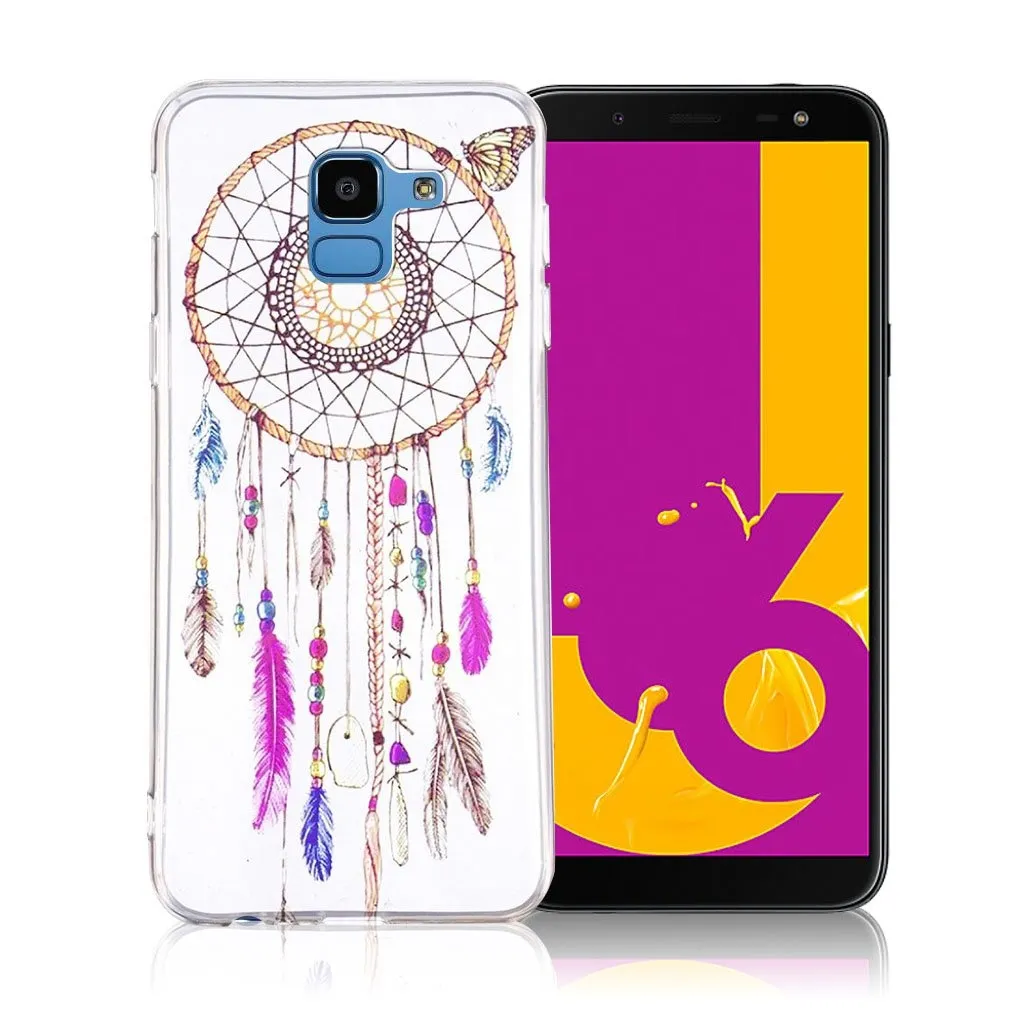 IMD Samsung Galaxy J6 beskyttelses deksel av silikon med printet bilde - drømme fanger