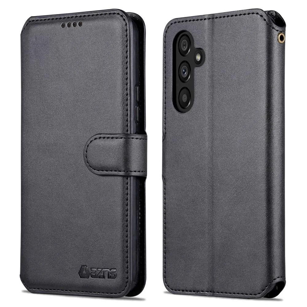 Til Samsung Galaxy A54 5G AZNS Lommebok - deksel - Svart
