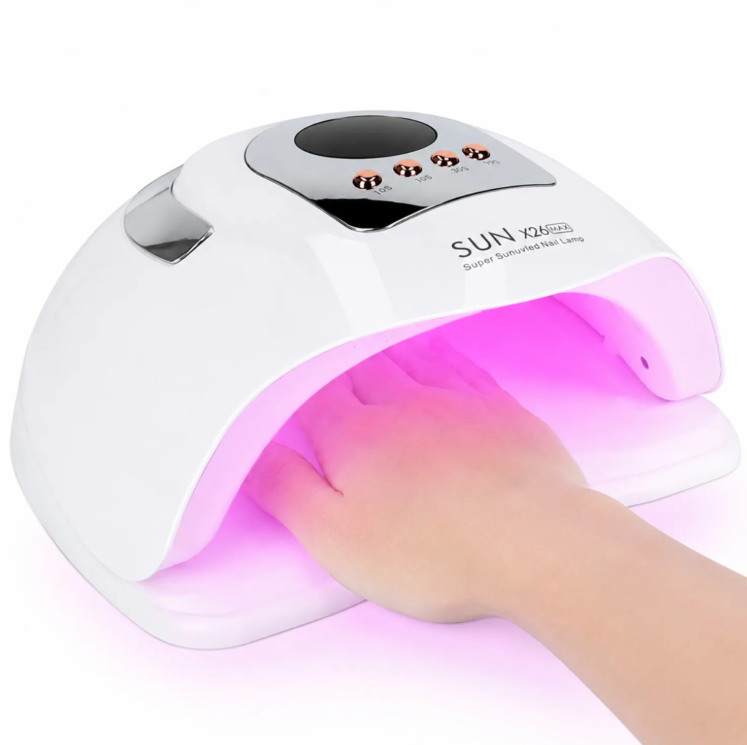 UV/LED-lampe med timerfunksjon