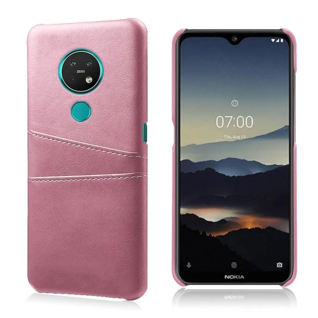 Dual Card etui - Nokia 7.2 / 6.2 - Rose Gold