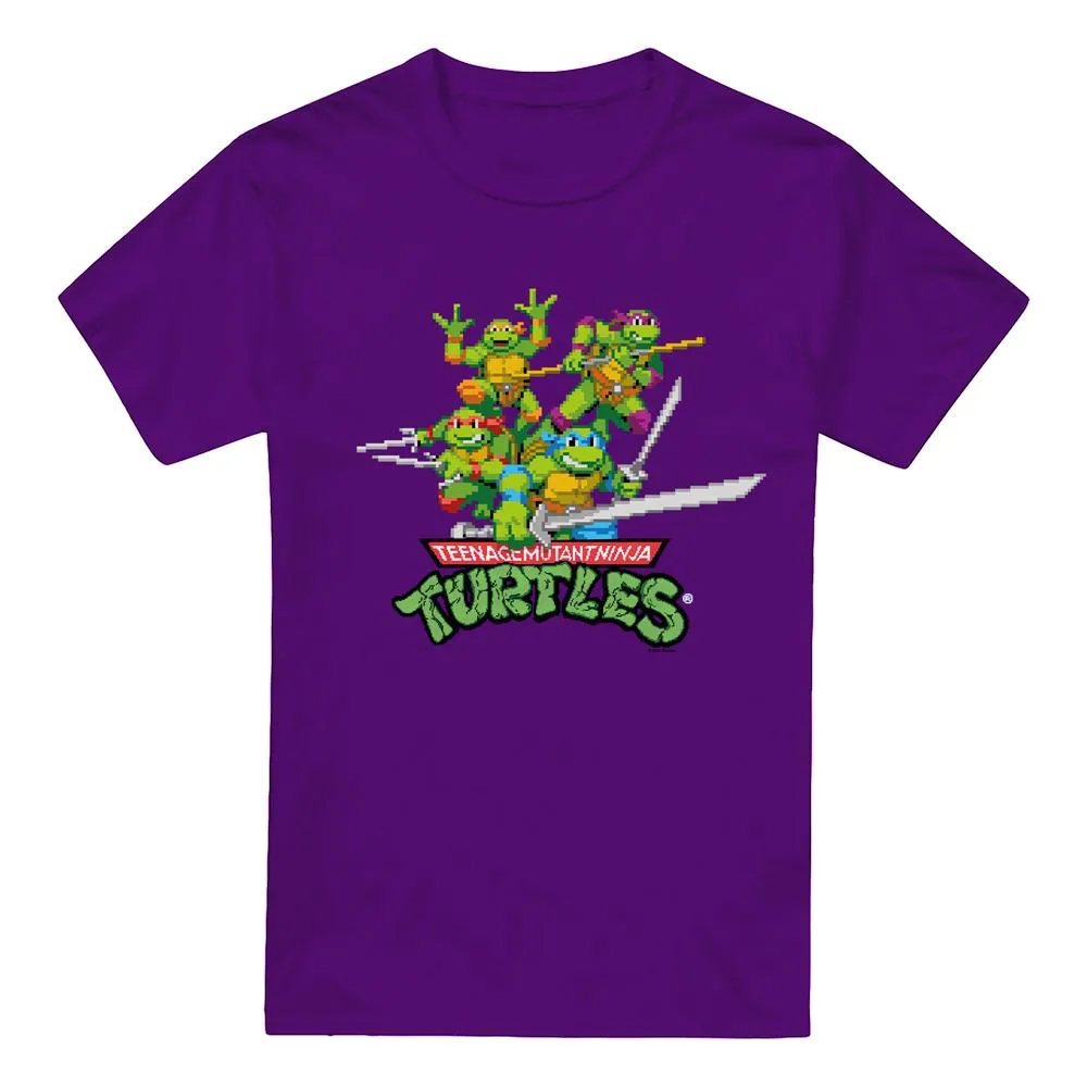 Teenage Mutant Ninja Turtles Mens Arcade Retro T-Shirt