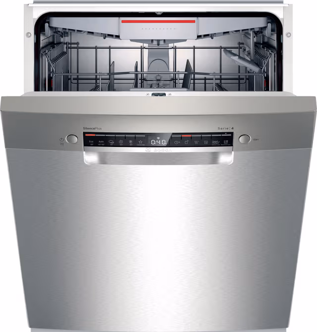 Bosch Serie 4 Oppvaskmaskin SMU4HVI72S (Rustfritt stål/Sølv)