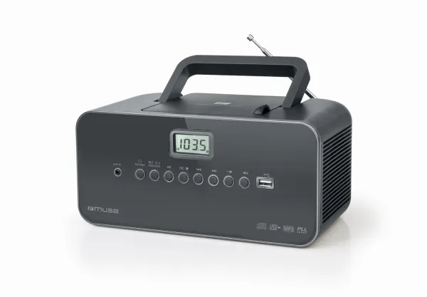 Muse Bærbar radio M-28DG USB-port, AUX-inngang,