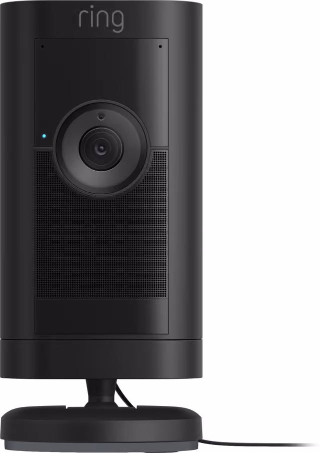 Ring Stick Up Cam Pro overvåkningskamera (sort/plug-in)