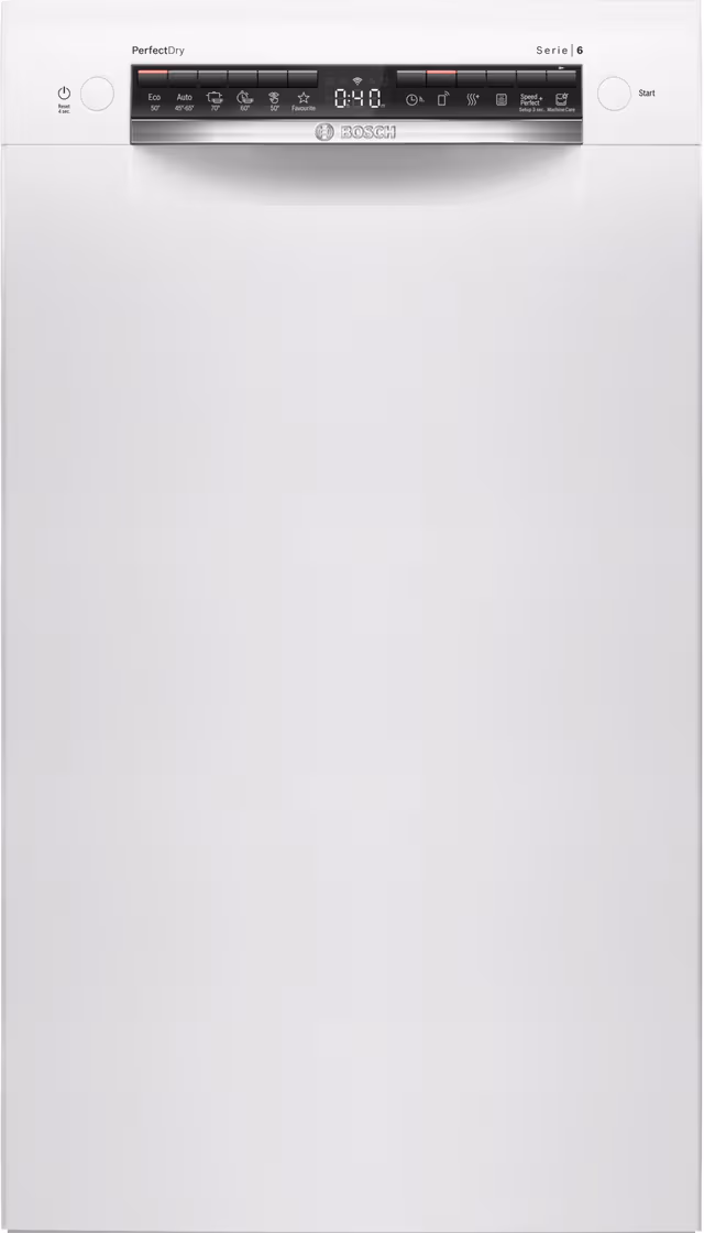 Bosch Serie 6 Oppvaskmaskin SPU6ZMW02S (Hvit 45cm)