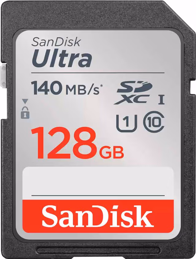 SanDisk Ultra PLUS UHS-I microSDXC-kort (128GB)