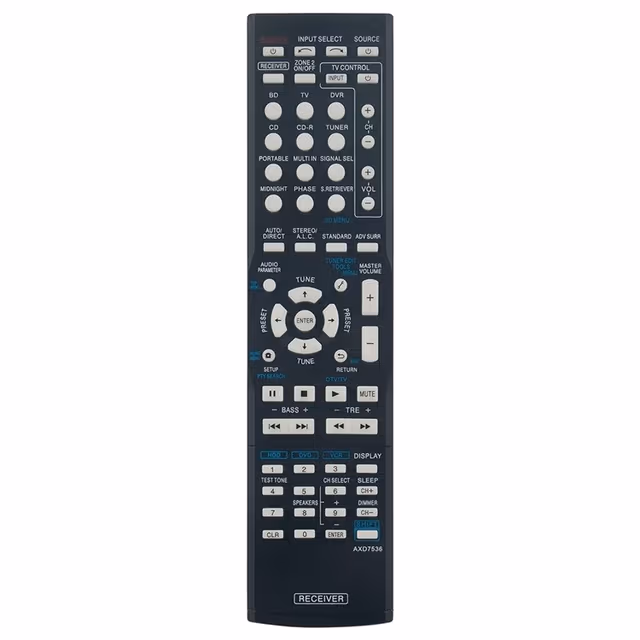 Fjernkontroll Utskiftning for AXD7536 for Pioneer AV-receiver Stereo System