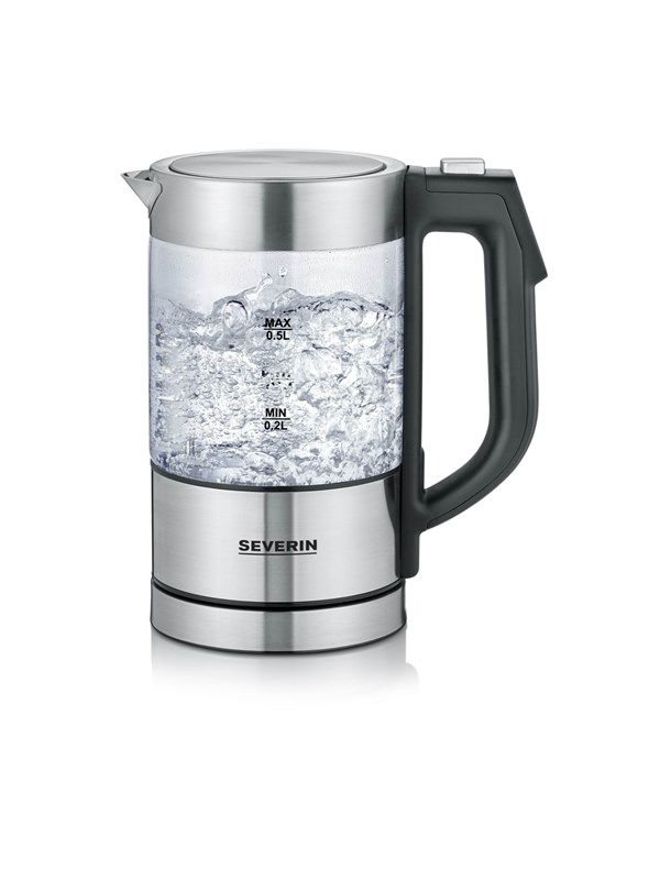 SEVERIN Vannkoker WK 3458 - brushed stainless steel/glass - Børstet rustfritt stål / glass - 1100 W