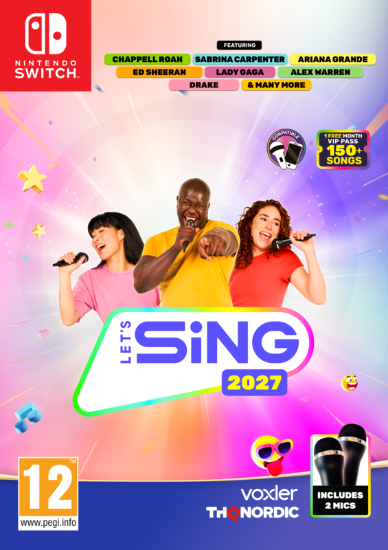 Let's Sing 2027 - 2 Mic Bundle - Nintendo Switch - Nintendo Switch - Party