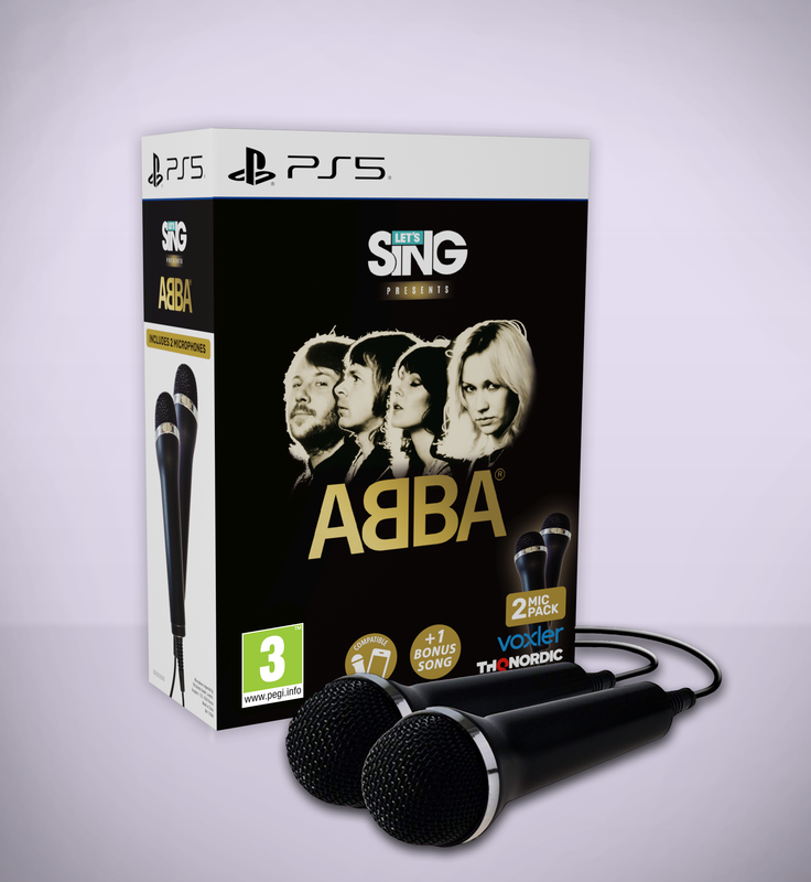 Let's Sing Abba 2027 - 2 Mic Bundle - PS5 - Sony PlayStation 5 - Party