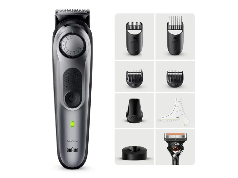 Braun Skjeggtrimmer Styler BT7420 Black / Spc Grey