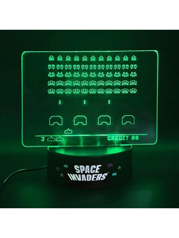 Mad Monkey - Space Invaders - Acrylic - Lampe