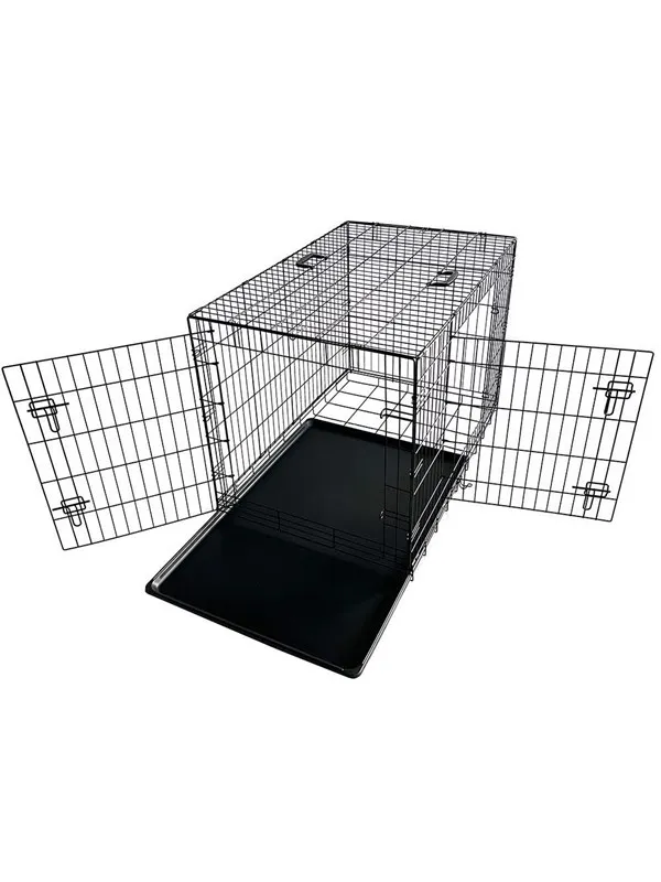 Nobby Foldbart metal transportbur til bil XL Sort