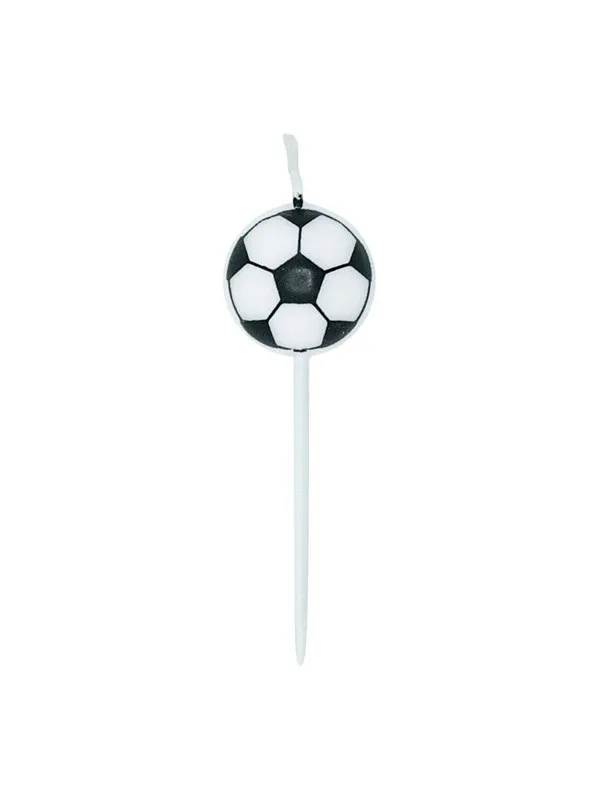 Globos Cake candles 2.4cm Football - 5 pcs.