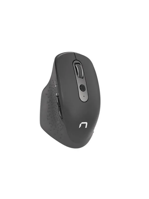 Natec wireless mouse Falcon optical 3200DPI 2.4GHz - Mus - Optisk - 6 - Svart