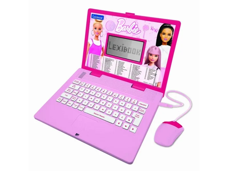 Barbie pedagogisk laptop tospråklig PL/ ENG 124 aktiviteter