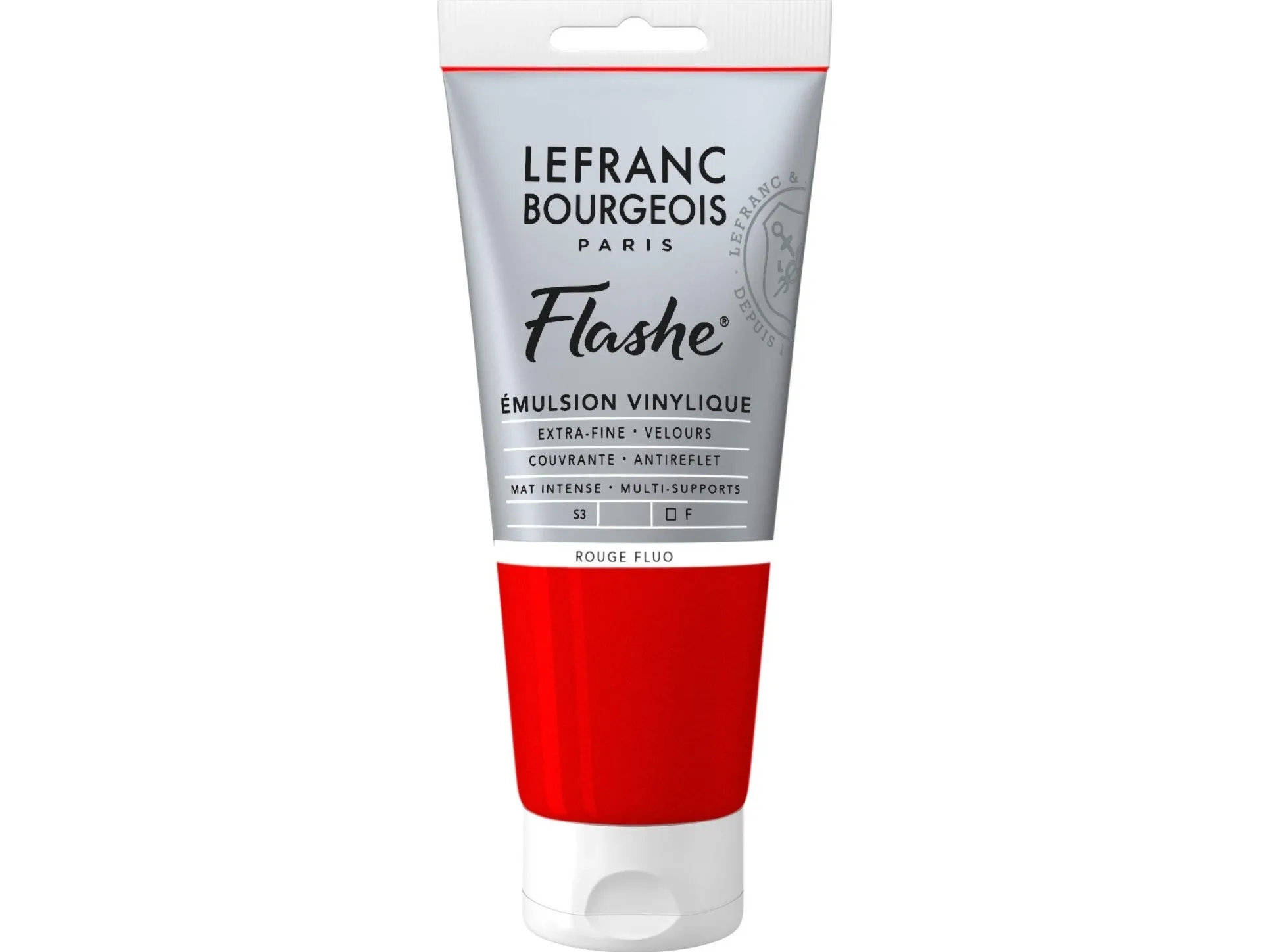 Flashe akryl 80 ml fluorescerende rød