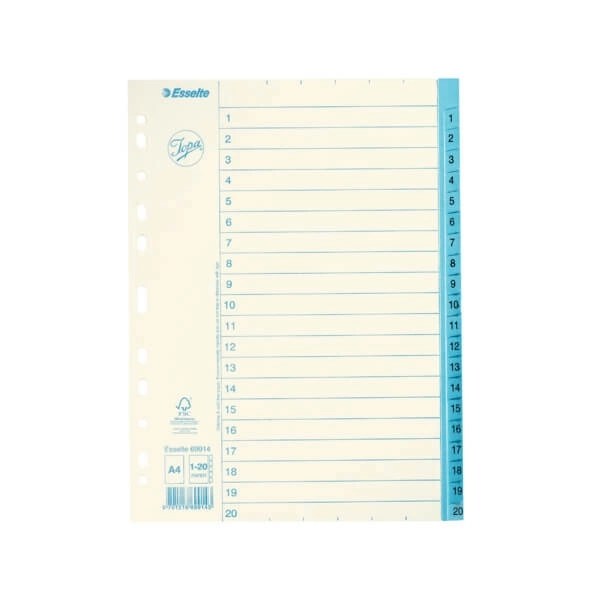 ESSELTE Register Jopa A4/1-20