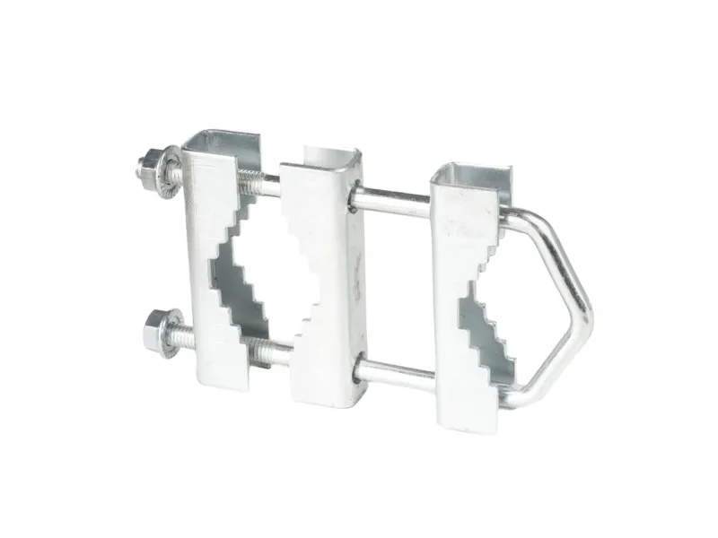 Extralink POLES COUPLER M8, Rustfritt stål, Brakett, 20 kg, Stål, Generelle formål, Sinkbelegg