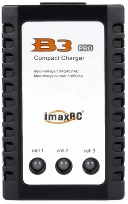 Imax B3 LiPo 10 W litiumbatteri 2S-3S 7,4 V 11,1 V Kompakt B3AC-lader - tilbehør til fjernstyrte leker Balanselader