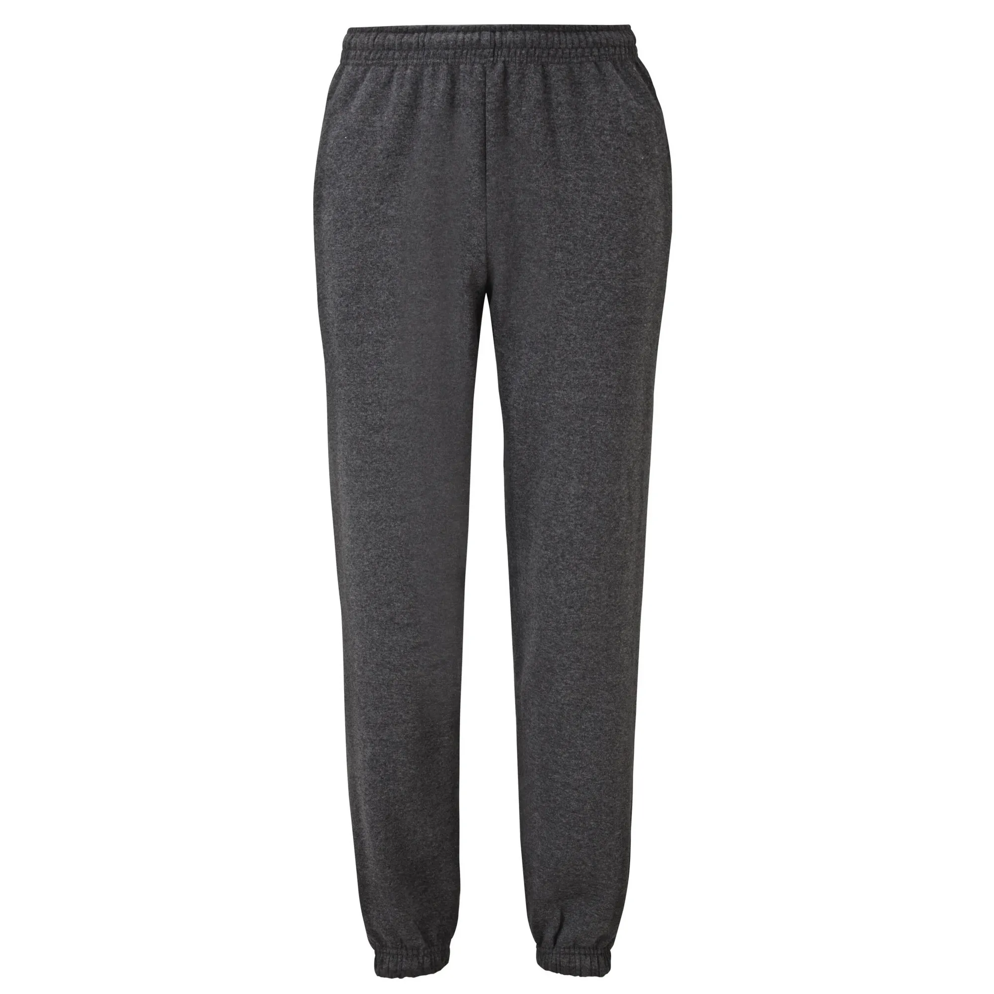 Fruit of the Loom Unisex Adult Classic Heather Elasticated Hem Jogging Bottoms