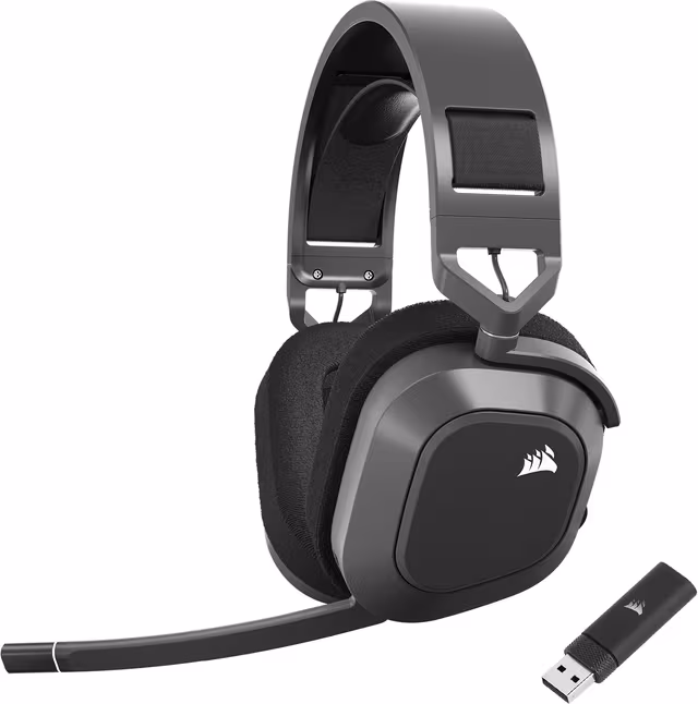 Corsair HS80 Max trådløst gamingheadset (grå)