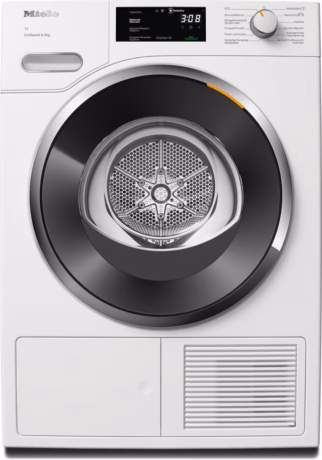 Miele Tørketrommel TWH780WP EcoSpeed (9kg)