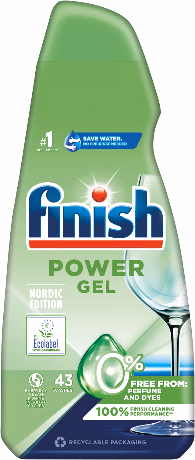 Finish PowerGel 0% gel oppvaskmiddel 3266953
