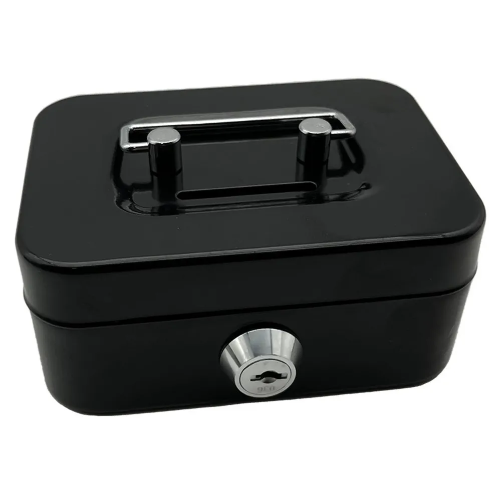 Safe Box Med Nøkkel - Svart