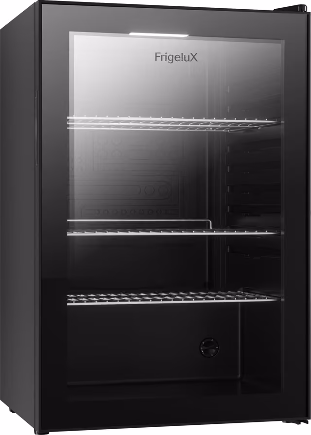 FrigeluX Kjøleskap D115NV (svart)