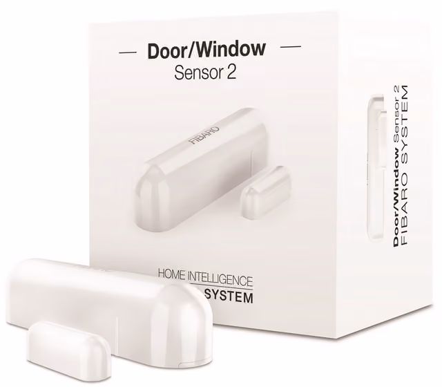 Fibaro Dør og vindussensor 2 Hvit Z-Wave