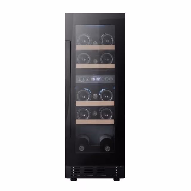 Innbyggbart vinskap - Arctic Collection 30D Fullglass Black