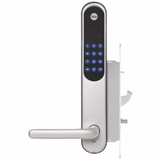 Yale Doorman V2N elektronisk dørlås (sølv)