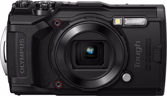 Olympus Tough kompaktkamera Adventure Kit TG-6 (sort)