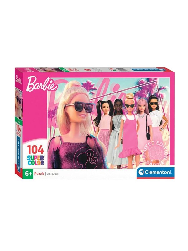Clementoni Jigsaw Puzzle Super Color Barbie 104pcs. Gulv