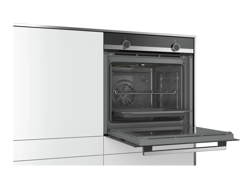 Siemens iQ100 Innbyggingsovn HB510ABR1 (sort/rustfritt stål)