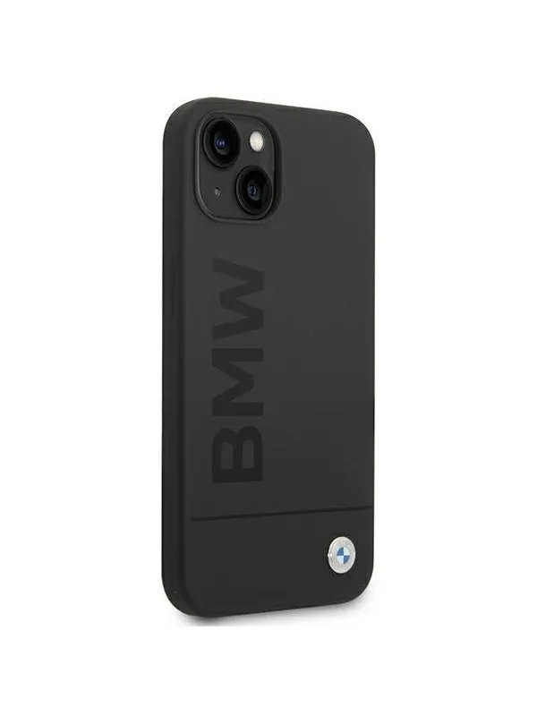 BMW BMHMP14MSLBLBK iPhone 14 Plus 6.7 "black / black hardcase Silicone Signature Logo Magsafe