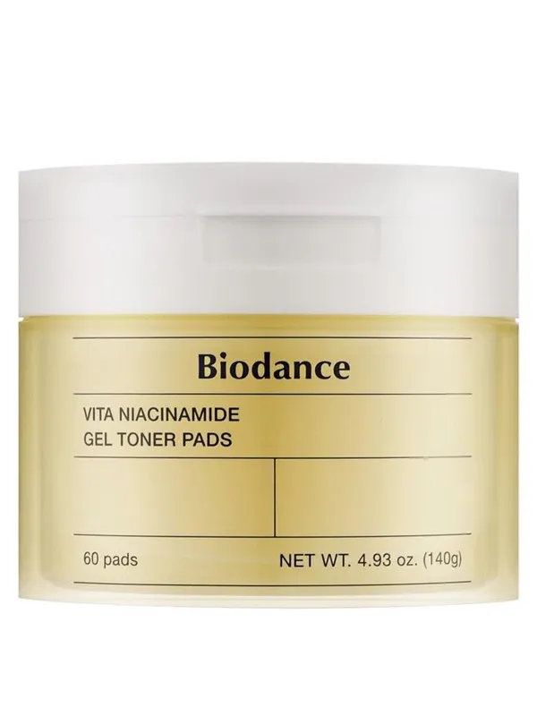 BIODANCE Vita Niacinamide Gel Toner Pads 60 stk