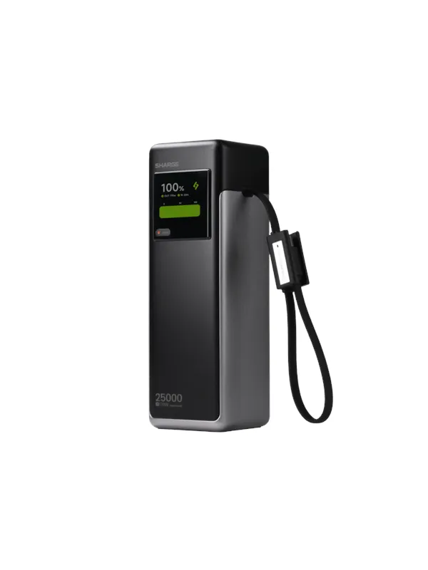 SHARGE HyperTower Powerbank 170 - 170W - Black - 25000 mAh