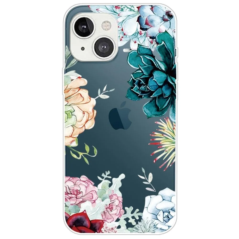 Deco iPhone 14 Plus deksel - Blomst