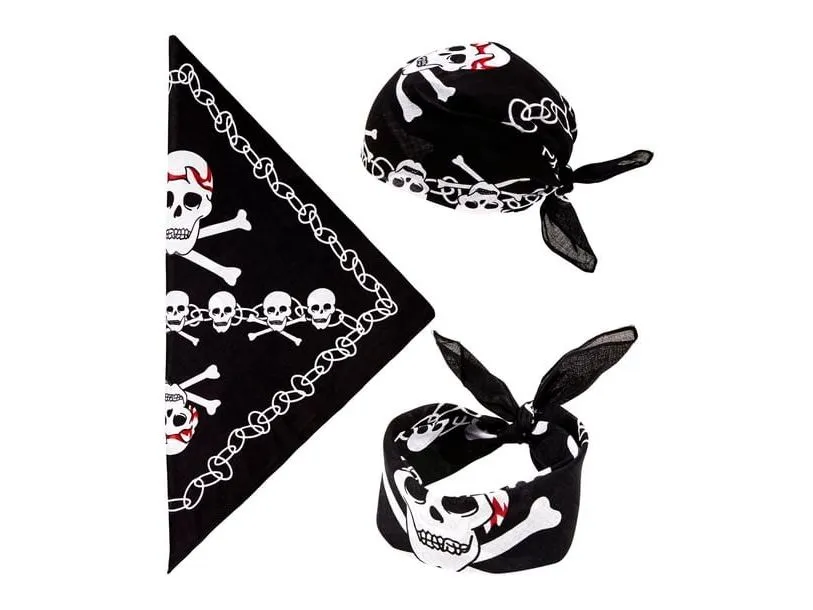 Pirat kranie bandana