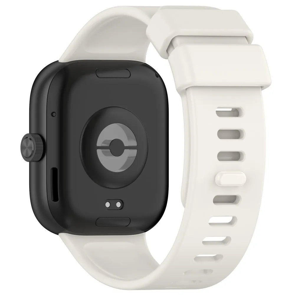 Xiaomi Redmi Watch 4 / Smart Band 8 Pro Silikon Armbåndsrem med Klokkeveske - Beige