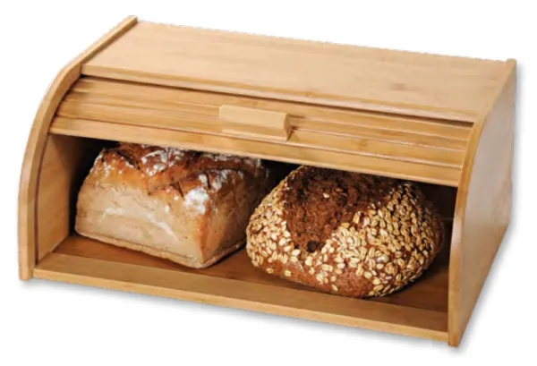 Kesper 58582, Rektangulær, Brun, Bamboo, Brun, Bamboo, Skyvelokk